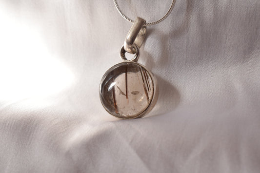 Rutilated Quartz Pendant